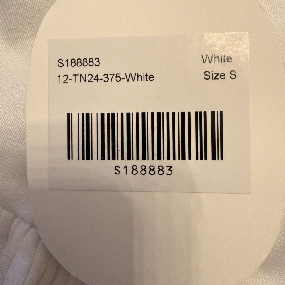 Tuckernuck Studio McGee Tennis Dress White Womens S Pleated Striped Hem NWT - Picture 9 of 10